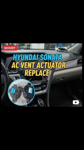 Hyundai sonata AC vent actuator kaise change kare #shorts #hyundai #actuators