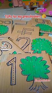 Preschoolers TLMs. #TLM #number #mathematics #numeracy #reelsviralシ #freebrainiacslearners | Freebrainiacs Learners