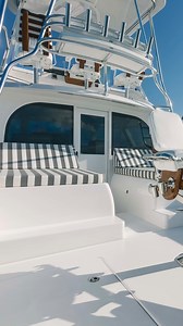 Our 35FB showing off twin @caterpillarinc C7.1 diesels, which make 507-horsepower each, boasting high performance on the water. #Bertram #Bertram35FB | Bertram Yachts