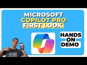 Unveiling Microsoft Copilot Pro: Hands-On Demos and First Look
