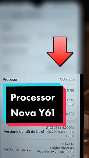 HUAWEI Nova Y61 Processor Overview and Features