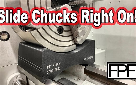 [Functional Print] 3D打印的车床Chuck对准和安装雪橇-PM -1440GT