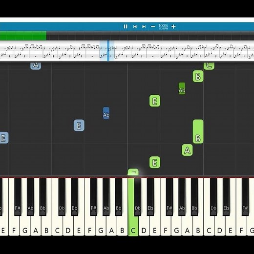 Für Elise 🎹 | Beethoven | Easy Piano Tutorial for Beginners | Keyboard Notes
