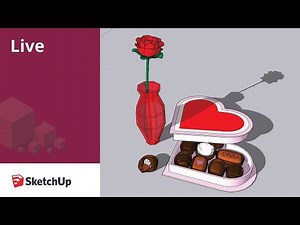 Modeling a Rose Live in SketchUp