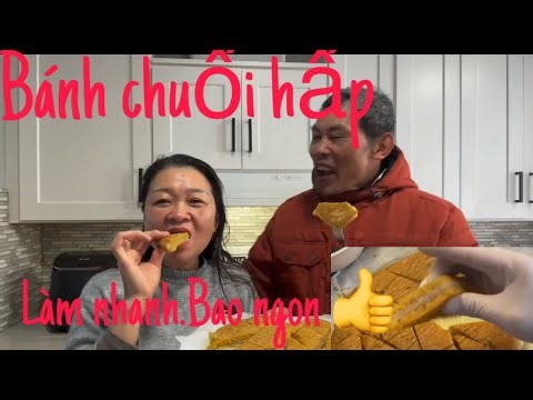 Bánh chuối hấp làm nhanh.Bao ngon 👍Mời cả nhà ❤️