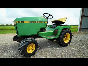 Adding huge mud tires to the John Deere mower