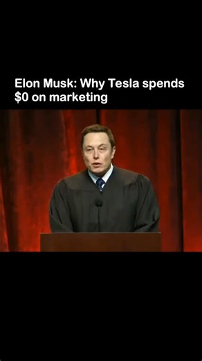 Business | Mindset | Entrepreneurship on Instagram: "In his May 2014 commencement address at the University of Southern California, Elon Musk shared a simple idea about building strong companies, using Tesla as an example. He explained that Tesla did not rely on traditional advertising and instead directed its resources toward research, design, and manufacturing, with the goal of making products so good that people naturally wanted to talk about them. Musk encouraged graduates to focus on what t