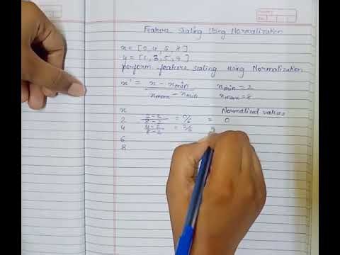 Feature scaling using the Normalization technique