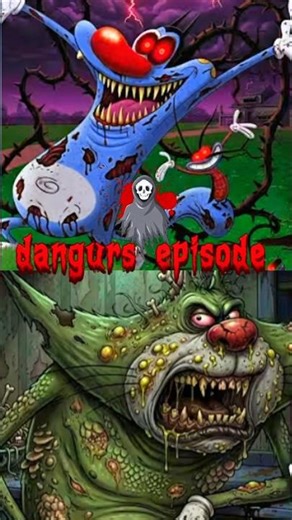 dangerous episode in Oggy and the cockroaches #oggy
