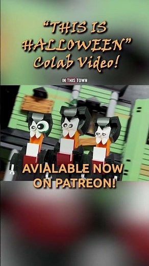 This is Halloween | LEGO Short @RyRyAnimated @MrDooves 🇨🇦 #lego #nightmarebeforechristmas