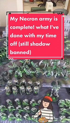 Necron Army Art Showcase: Warhammer 40k Miniature Painting