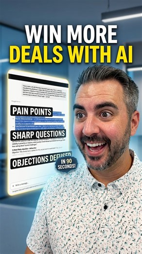 Sales Reps, Use this AI prompt to win more deals #salestips #AI