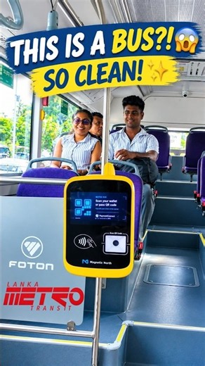 👀 Inside Colombo’s new luxury Metro Bus 🇱🇰 😱 Let’s keep it this clean! ✨
