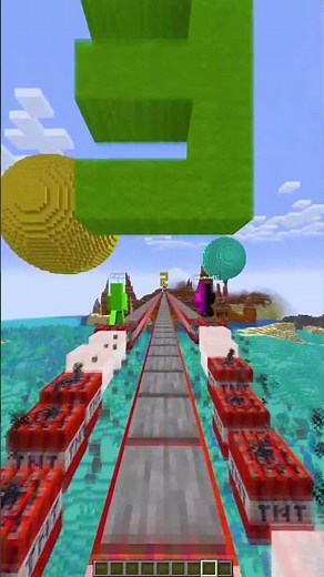 Minecraft TNT Run🤯 (Hai Yorokonde)