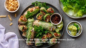 Lettuce Wrap Summer Rolls Recipe
