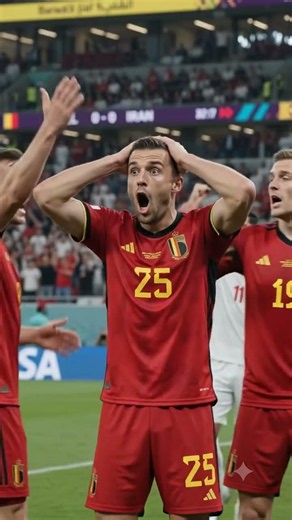 🔥 RED CARD DRAMA! Belgium Down to 10 Men vs Iran 😱🟥 | Nathan #25 Sent Off!