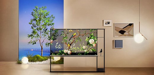 一体どうなってんだ？ 背景が透けて見えるLGの｢透明テレビ｣