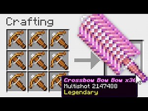 Minecraft UHC but you can craft a "Crossbow Crossbow Crossbow Crossbow Crossbow Crossbow Crossbow"..