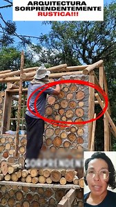 Él se atrevió a CONSTRUIR su casa con el método canadiense cordwood construction. #construccion #datoscuriosos #paratiiiiiiiiiiiiiiiiiiiiiiiiiiiiiii #curiosidades #arquitectura | Datooos muy curiosoos