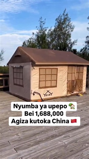Leticia Ryoba on Instagram: "wale wanao enda camping, safari za kijijini na wenye hotels kuweka makazi ya mda mfupi hii inafaa sana. ukubwa wa square mita 8.16 Uzito wake ni 43kg. Size ya package ni 90*50*50cm Bei ya nyumba 1,688,000 Godoro la upepo unene 40cm Bei 100,000 (size ya mtu mmoja) Bei 148,000 (size 5*6) 📲Download ChapChap App kulipia ✅WhatsApp +86 136 2081 2143 ☎️Tupigie 0657254798 📍Sinza Mori mkabala na Delina Apartments"