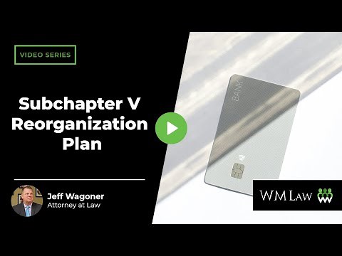 What Do Subchapter V Reorganization Plans Look Like? | W M law