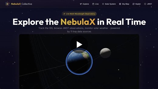 🚀 I recently built NebulaX Collective — an interactive space exploration web app ✨ Key Features: • 🌌 3D Solar System with real-time simulation • 🛰️ JWST image explorer with wavelength switching •… | Nikhil Sundriya