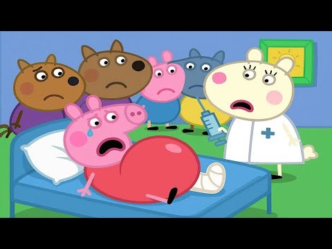 What Scared Peppa’s Friends in the Hospital Room? 🦴😢 - Peppa Pig Funny Animation