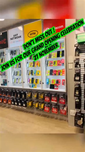 Grand opening loading… Ackermans CONNECT opens tomorrow at 7:30am right here at Sunnypark Shopping Centre! Pop in early to grab amazing deals on airtime, data, phones and accessories – all in one convenient stop. See you in-store tomorrow! #SunnyparkShoppingCentre #AckermansCONNECT #GrandOpening | Sunnypark Shopping Centre