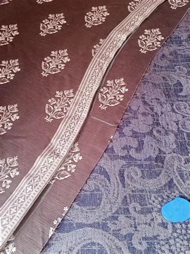 How to Attach Border Patti on Shirt Sides