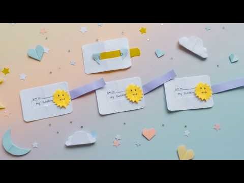 cute slide card with white paper , cute crafts gifts to make at home
