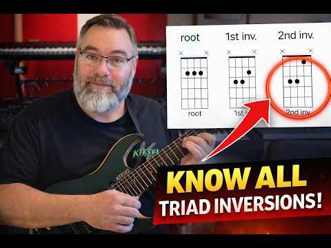 Learn All Triad Inversions (Guitar Exercise)