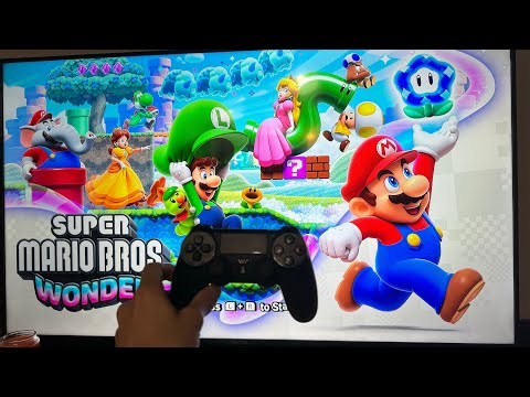 Super Mario Bros. Wonder: How to Connect & Play With PS4 Controller Tutorial! (100% Working)