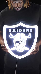 Level up your fancave with the Las Vegas Raiders LED Team Logo Sign from FOCO! Limited quantity available, get yours now and show off your team spirit like never before. | FOCO