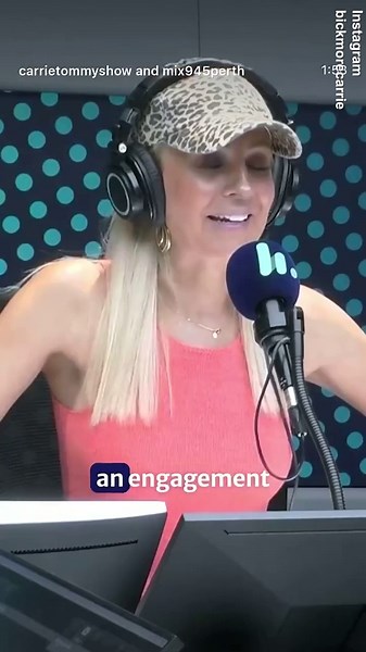 Carrie Bickmore and Tommy Little drop engagement bombshell on air