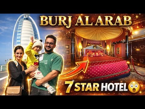 54000$ per night??😱 Inside Burj Al Arab | World’s Only 7 ⭐️ Hotel 🤭 Luxury at its peak #burjalarab
