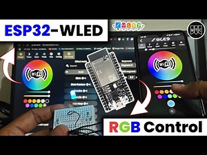 RGB Lights Control with WLED App & ESP32 At Home (No Coding!)🌈 by WTC Zone #tutorial #wled #learning