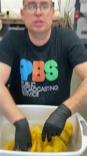 How to Wash Puppet Skin! #puppet #howto #tip