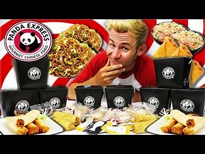THE SUPERCHARGED PANDA EXPRESS MENU CHALLENGE! (10,000+ CALORIES)