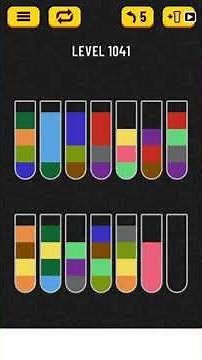 【Water Sort Puzzle】 Level 1041