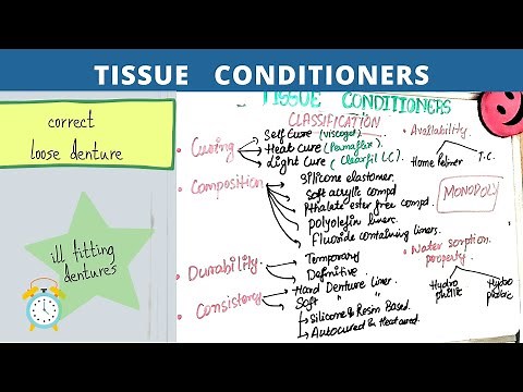 Learn tissue conditioners fast and quick!