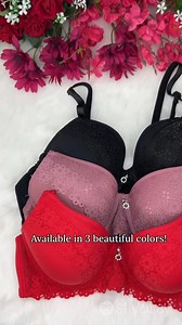 11K views · 123 reactions | Feel the perfect blend of elegance and support with the Susie Padded Wired Lace Bra ✨. Designed to lift, shape, and wow—because you deserve nothing but the best! Product SKU: S51115-FieryRed #shyawayshop #Bras #Lace #explore | Shyaway.com | Facebook