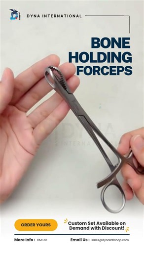 Bone Holding Forceps #dynainternational #surgicalinstruments #forceps #youtubereels