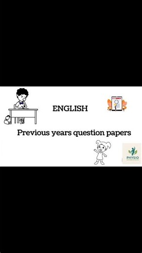 Previous Year Question Papers 🔥 | English BPT 1st Year | PYQs Matter 💯#viralshorts#bptstudents