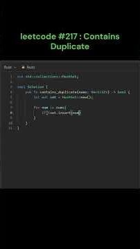 leetcode contains duplicate dsa | Rust #coding #rust