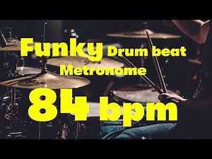 84 bpm funky drumbeat metronome 01