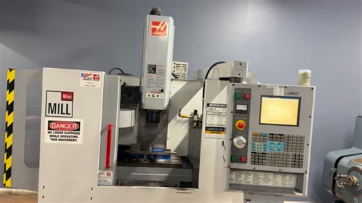 Super Low Hour 2005 Haas Mini Mill, available for sale & ready for inspection under power at our warehouse in Independence, Missouri. Only 1064 cutting hours. Call or email us for more details. | Hi-Tech Machinery Inc