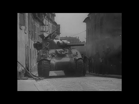 Liberation of France with Original Combat Footage 1944 [ WWII Documentary ]