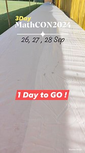 14K views · 67 reactions | 1 day to Go ! MathCON2024 – the BIGGEST 3-day Math event in J&K! ️ 26th, 27th & 28th September 2024.  Green Valley Educational Institute | Green Valley Educational Institute | Facebook