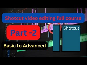 Shotcut Video Editor Tutorial | part 2 | Islamic Tech Academy