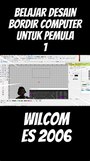 1 Belajar Desain bordir bendera merah putih